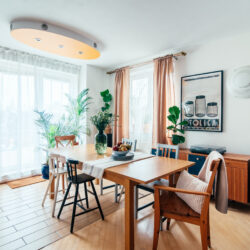 AFTER living/dining room